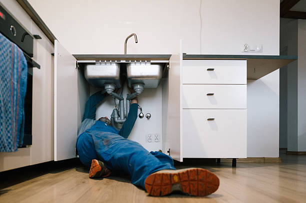 Professional Leak Detection technician working in Califon, NJ